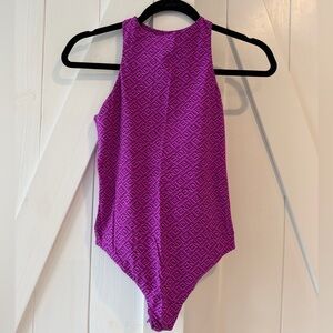 Fendi x Skims Crew Neck Sleeveless Bodysuit - Purple
